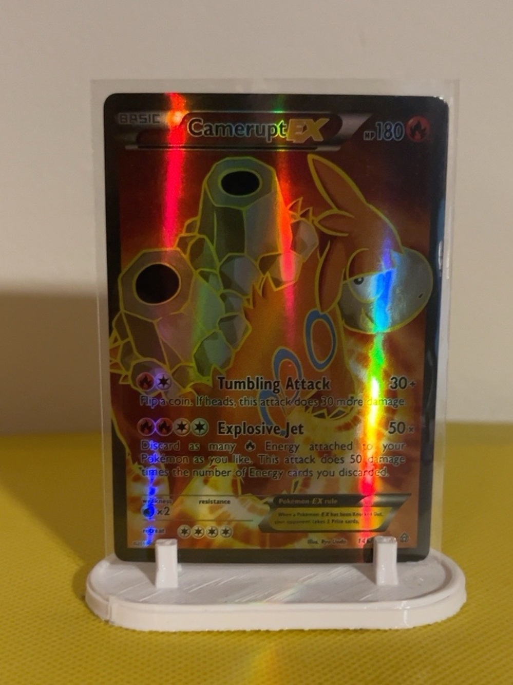 Camerupt EX - 146/160 ~ Full Art Ultra Rare ~ XY Primal Clash ~ Slight Play!!!